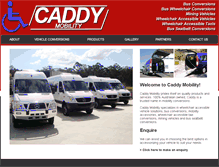 Tablet Screenshot of caddymobility.com.au